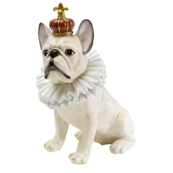 Deko & Geschenkartikel-KARE Design Deko Figur King Dog Weis 33Cm
