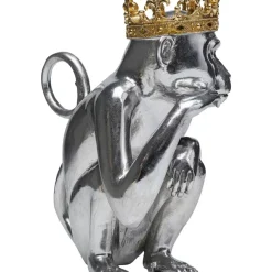 Deko & Geschenkartikel-KARE Design Deko Figur King Lui Silber 35