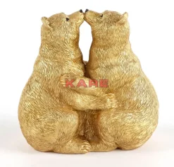 Deko & Geschenkartikel-KARE Design Deko Figur Kissing Bears 17Cm