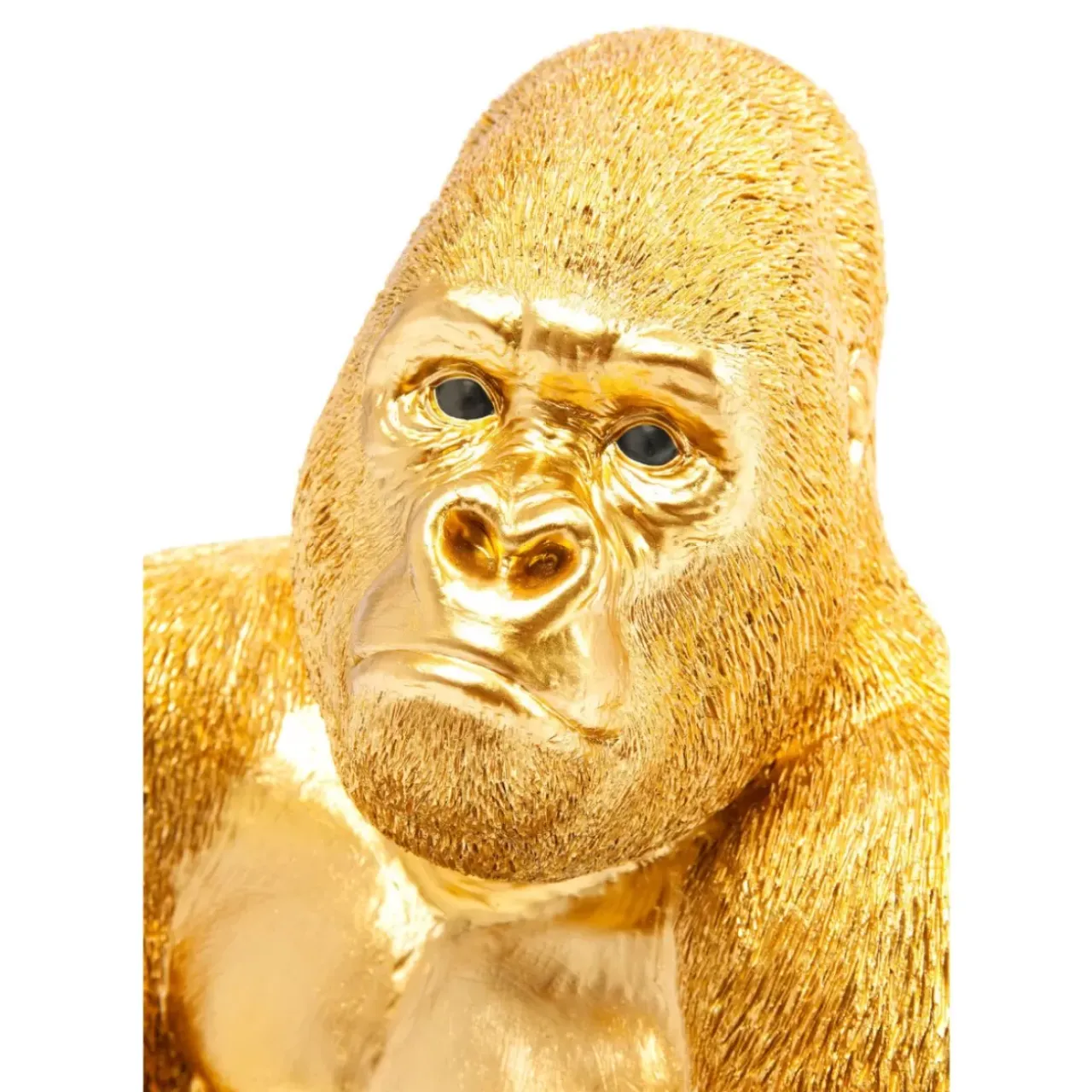 Deko & Geschenkartikel-KARE Design Deko Figur Monkey Gorilla Side Medium Gold