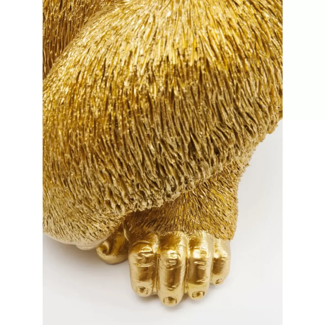 Deko & Geschenkartikel-KARE Design Deko Figur Monkey Gorilla Side Medium Gold