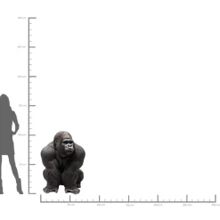 Deko & Geschenkartikel-KARE Design Deko Figur Monkey Gorilla Front Xxl