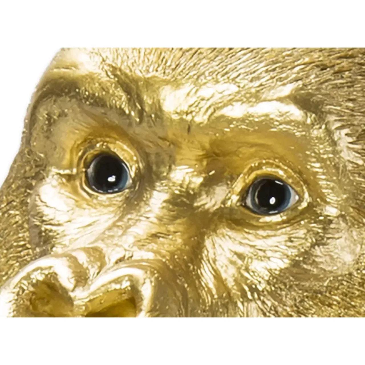 Deko & Geschenkartikel-KARE Design Deko Figur Monkey Gorilla Side Xl Gold