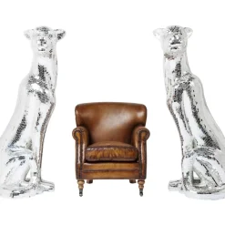 Deko & Geschenkartikel-KARE Design Deko Figur Mosaik Welcome Panther Links Xl