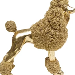 Deko & Geschenkartikel-KARE Design Deko Figur Mrs Poodle Gold 34Cm