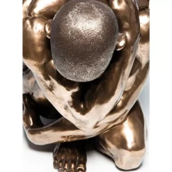 Deko & Geschenkartikel-KARE Design Deko Figur Nude Man Hug Bronze 54Cm