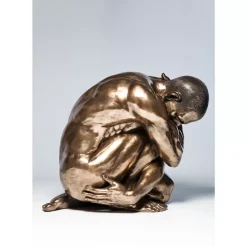 Deko & Geschenkartikel-KARE Design Deko Figur Nude Man Hug Bronze 54Cm