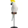 Deko & Geschenkartikel-KARE Design Deko Figur Parrot Cockatoo Weis 38Cm