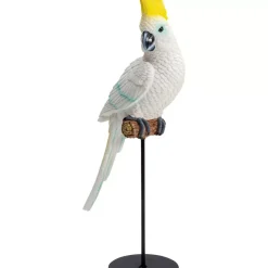 Deko & Geschenkartikel-KARE Design Deko Figur Parrot Cockatoo Weis 38Cm
