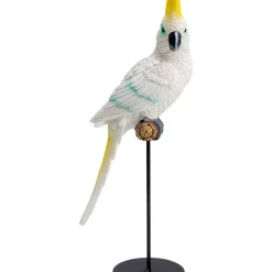 Deko & Geschenkartikel-KARE Design Deko Figur Parrot Cockatoo Weis 38Cm