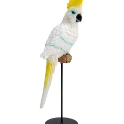 Deko & Geschenkartikel-KARE Design Deko Figur Parrot Cockatoo Weis 38Cm