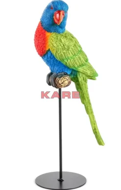 Deko & Geschenkartikel-KARE Design Deko Figur Parrot Grun 36Cm