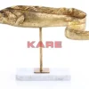 Deko & Geschenkartikel-KARE Design Deko Figur Pescado Gold