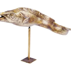 Deko & Geschenkartikel-KARE Design Deko Figur Pescado Gold