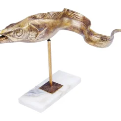 Deko & Geschenkartikel-KARE Design Deko Figur Pescado Gold
