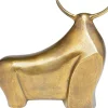Deko & Geschenkartikel-KARE Design Deko Figur Proud Bull Brass 51Cm