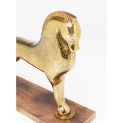 Deko & Geschenkartikel-KARE Design Deko Figur Proud Horse Brass 31Cm