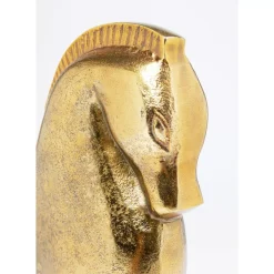 Deko & Geschenkartikel-KARE Design Deko Figur Proud Horse Brass 31Cm