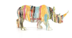 Deko & Geschenkartikel-KARE Design Deko Figur Rhino Colore 26Cm