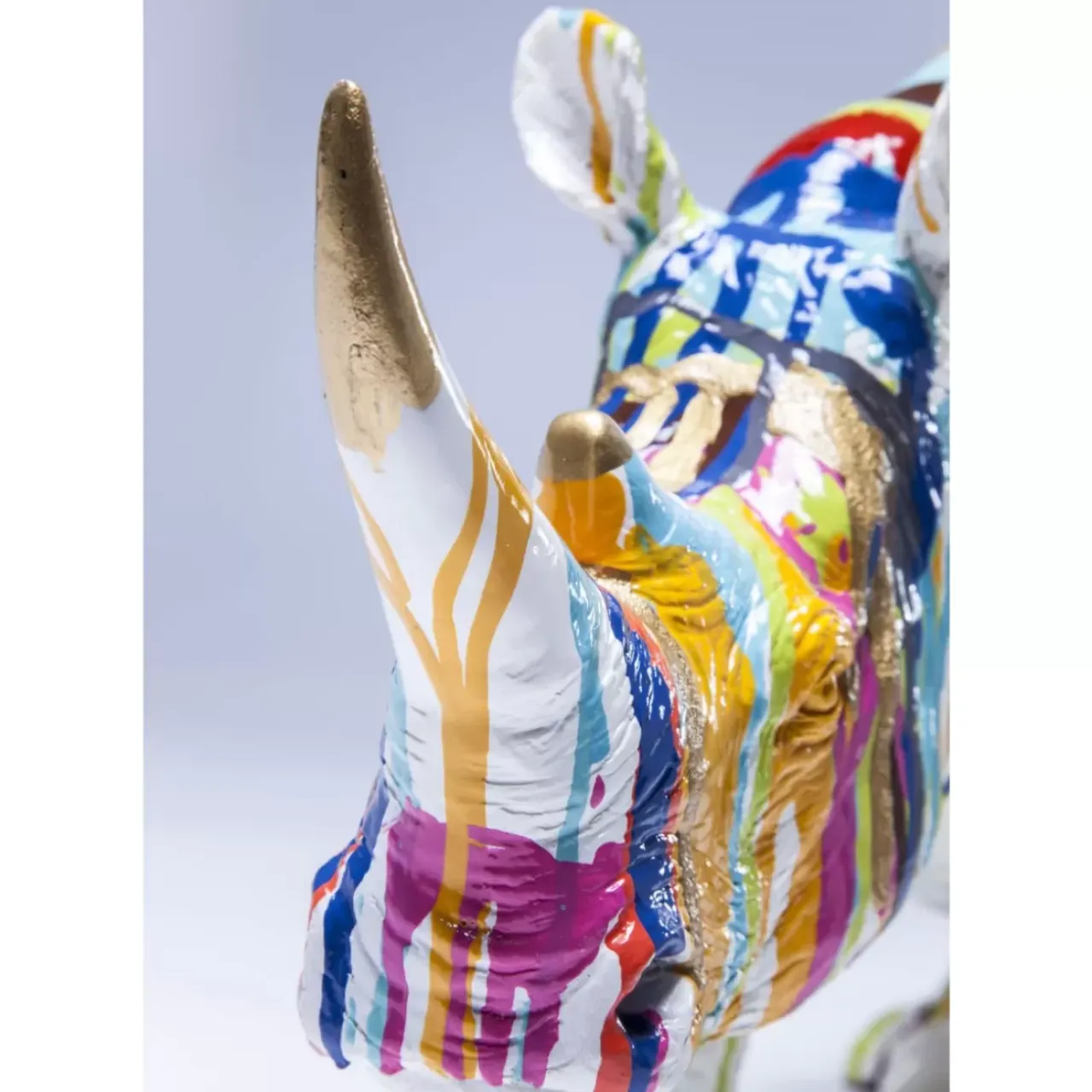 Deko & Geschenkartikel-KARE Design Deko Figur Rhino Colore 26Cm