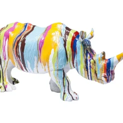 Deko & Geschenkartikel-KARE Design Deko Figur Rhino Colore 26Cm