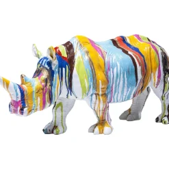 Deko & Geschenkartikel-KARE Design Deko Figur Rhino Colore 26Cm