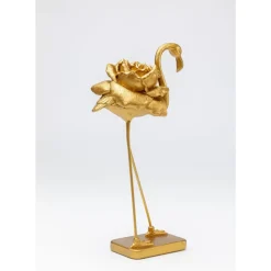 Deko & Geschenkartikel-KARE Design Deko Figur Rose Flamingo Gold 42Cm