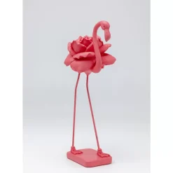 Deko & Geschenkartikel-KARE Design Deko Figur Rose Flamingo Pink 42Cm