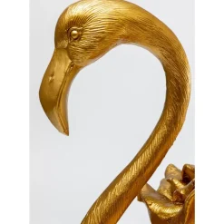 Deko & Geschenkartikel-KARE Design Deko Figur Rose Flamingo Gold 63Cm