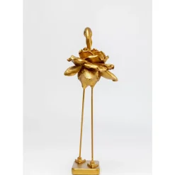 Deko & Geschenkartikel-KARE Design Deko Figur Rose Flamingo Gold 63Cm