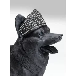 Deko & Geschenkartikel-KARE Design Deko Figur Royal Standing Corgi Schwarz
