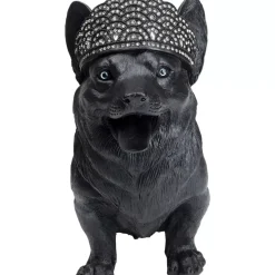 Deko & Geschenkartikel-KARE Design Deko Figur Royal Standing Corgi Schwarz