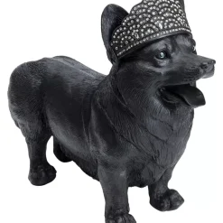 Deko & Geschenkartikel-KARE Design Deko Figur Royal Standing Corgi Schwarz