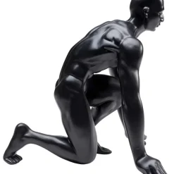 Deko & Geschenkartikel-KARE Design Deko Figur Runner Schwarz 25Cm