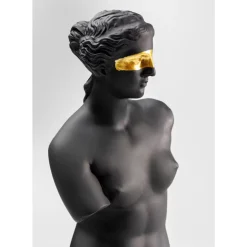 Deko & Geschenkartikel-KARE Design Deko Figur Sculpture Schwarz 48Cm