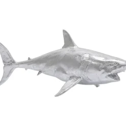 Deko & Geschenkartikel-KARE Design Deko Figur Shark Henry Silber 106Cm