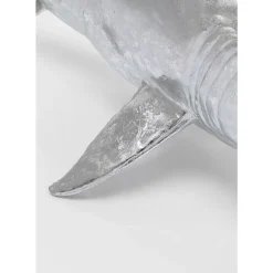 Deko & Geschenkartikel-KARE Design Deko Figur Shark Henry Silber 106Cm
