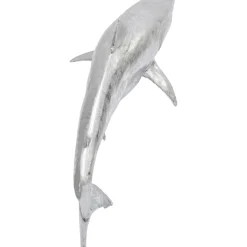 Deko & Geschenkartikel-KARE Design Deko Figur Shark Henry Silber 106Cm