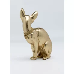 Deko & Geschenkartikel-KARE Design Deko Figur Sitting Cat Audrey Gold 27Cm