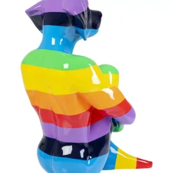 Deko & Geschenkartikel-KARE Design Deko Figur Sitting Dog Rainbow 173