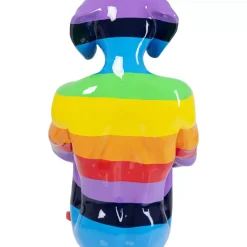Deko & Geschenkartikel-KARE Design Deko Figur Sitting Dog Rainbow 173