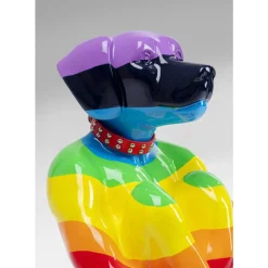 Deko & Geschenkartikel-KARE Design Deko Figur Sitting Dog Rainbow 80