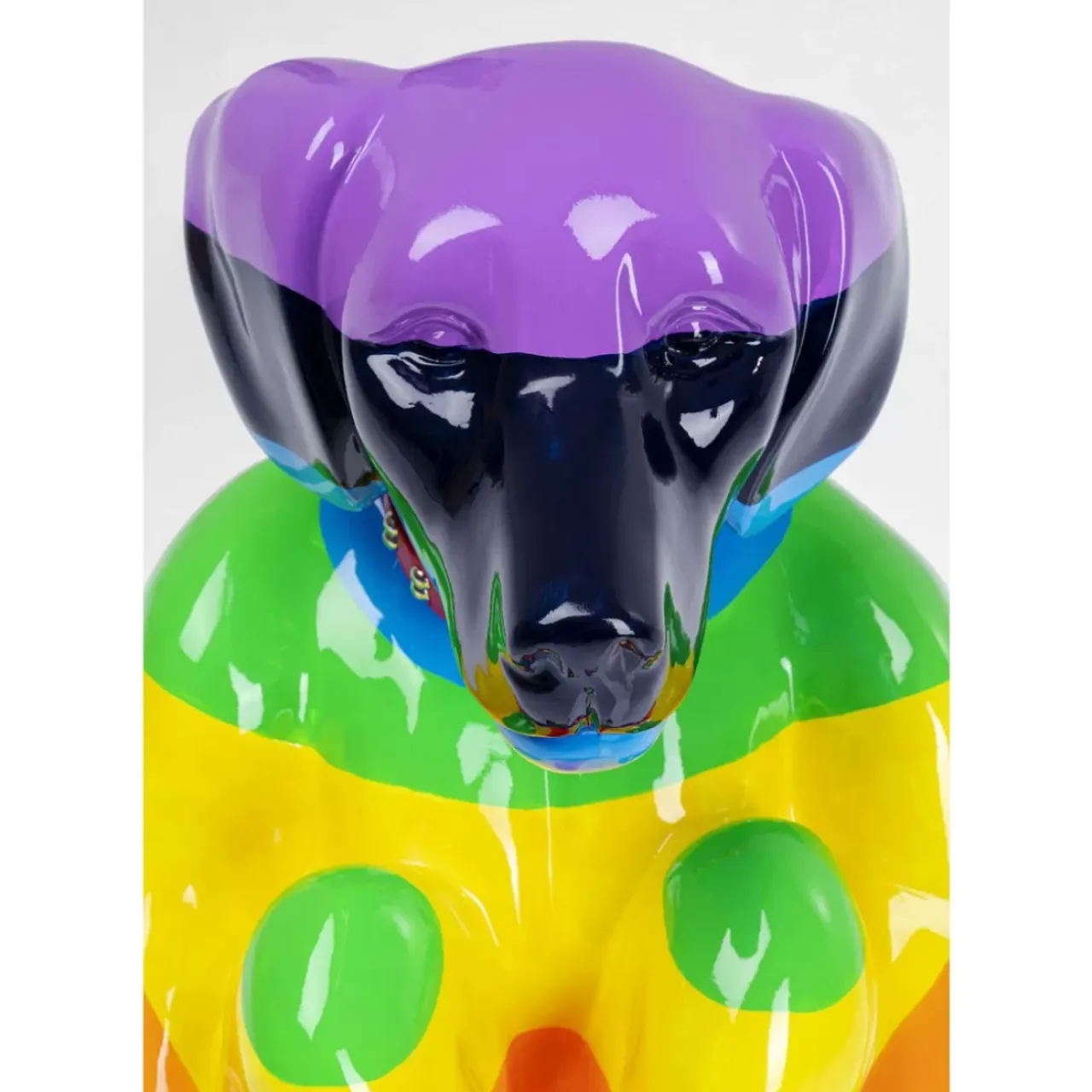 Deko & Geschenkartikel-KARE Design Deko Figur Sitting Dog Rainbow 80