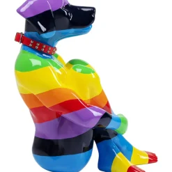 Deko & Geschenkartikel-KARE Design Deko Figur Sitting Dog Rainbow 80