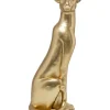 Deko & Geschenkartikel-KARE Design Deko Figur Sitting Leopard Gold 150Cm