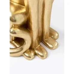 Deko & Geschenkartikel-KARE Design Deko Figur Sitting Leopard Gold 150Cm