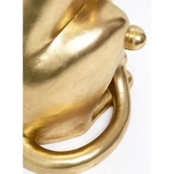 Deko & Geschenkartikel-KARE Design Deko Figur Sitting Leopard Gold 150Cm
