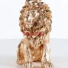 Deko & Geschenkartikel-KARE Design Deko Figur Sitting Lion Gold 42Cm