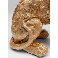 Deko & Geschenkartikel-KARE Design Deko Figur Sitting Lion Gold 42Cm