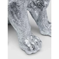 Deko & Geschenkartikel-KARE Design Deko Figur Sitting Lion Silber 42Cm